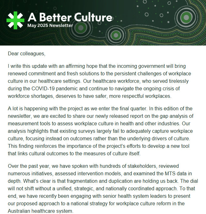 May Newsletter